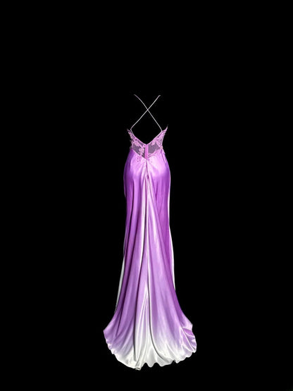 Elegant Prom Dress Spaghetti Straps Pleated Long Prom Dress Evening Dress   D3209