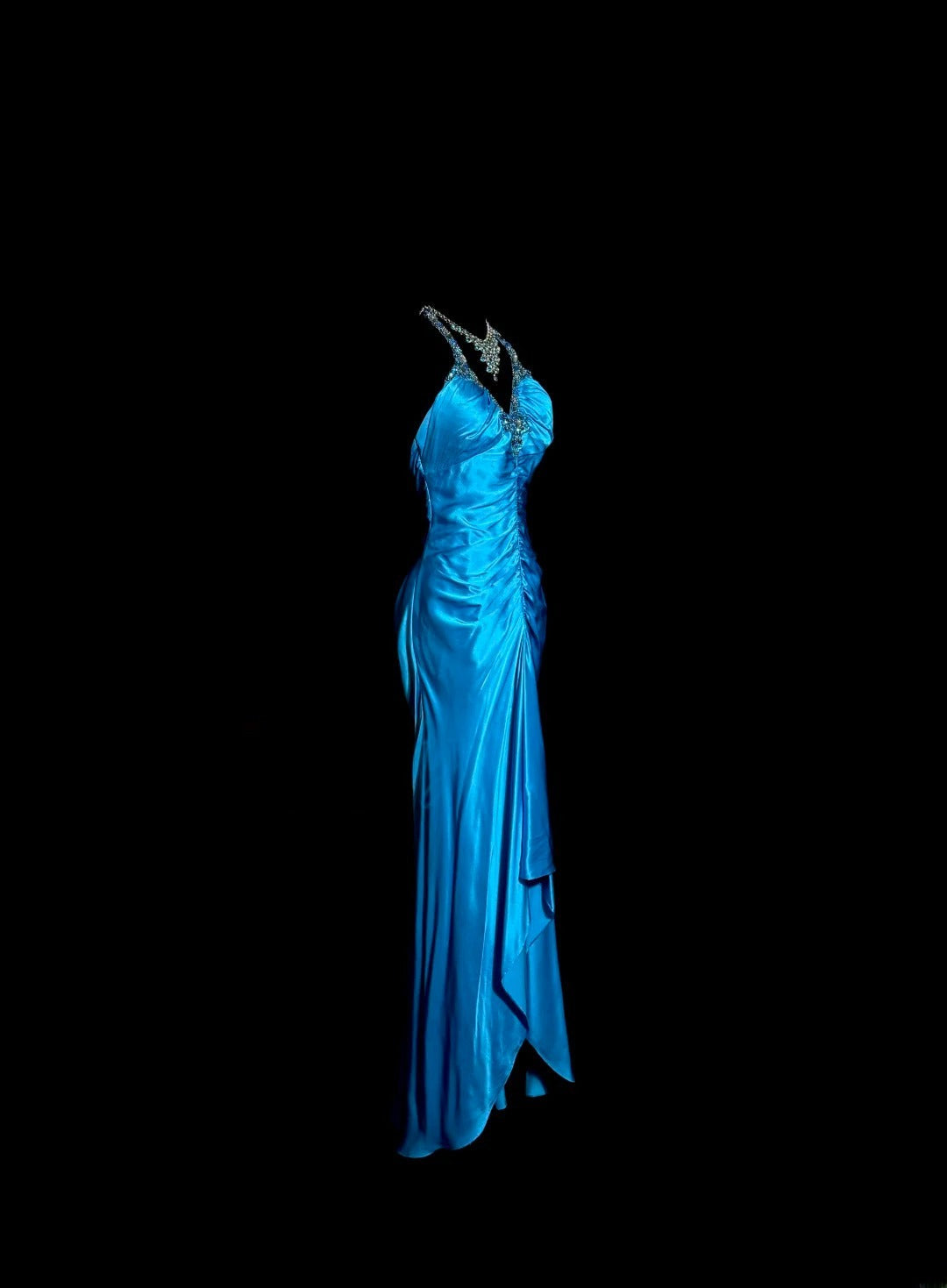 Gorgeous Prom Dress Halter Pleated Asymmetrical Hem Evening Dress Cocktail Dress Birthday Party Dress    D3213