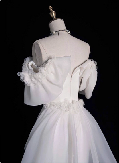 Beauty Wedding Dress Off Shoulder Ruffle Mermaid Wedding Dress D3283