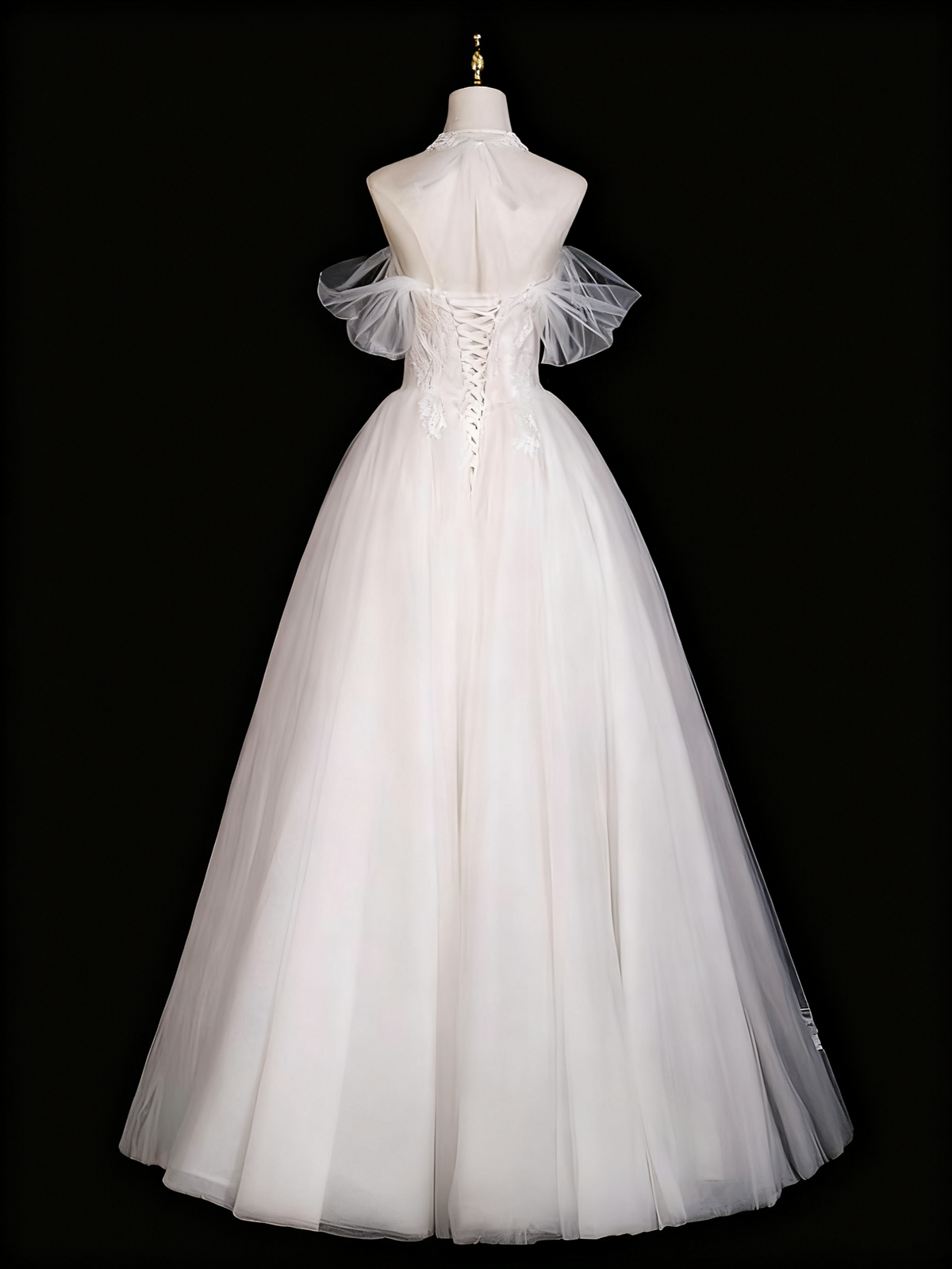 Elegant Wedding Dress Sweetheart Tulle Pleated Wedding Dress  D3301