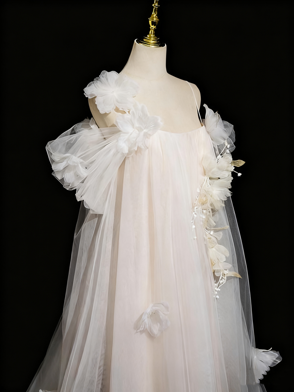 Beauty Prom Dress A Line Off Shoulder Tulle Prom Dress Evening Gown Birthday Party Dress   D3307