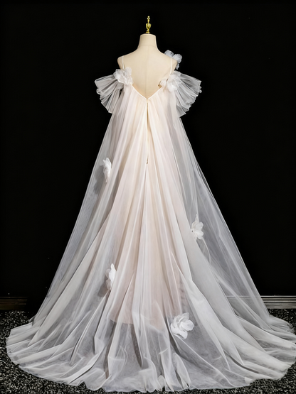 Beauty Prom Dress A Line Off Shoulder Tulle Prom Dress Evening Gown Birthday Party Dress   D3307