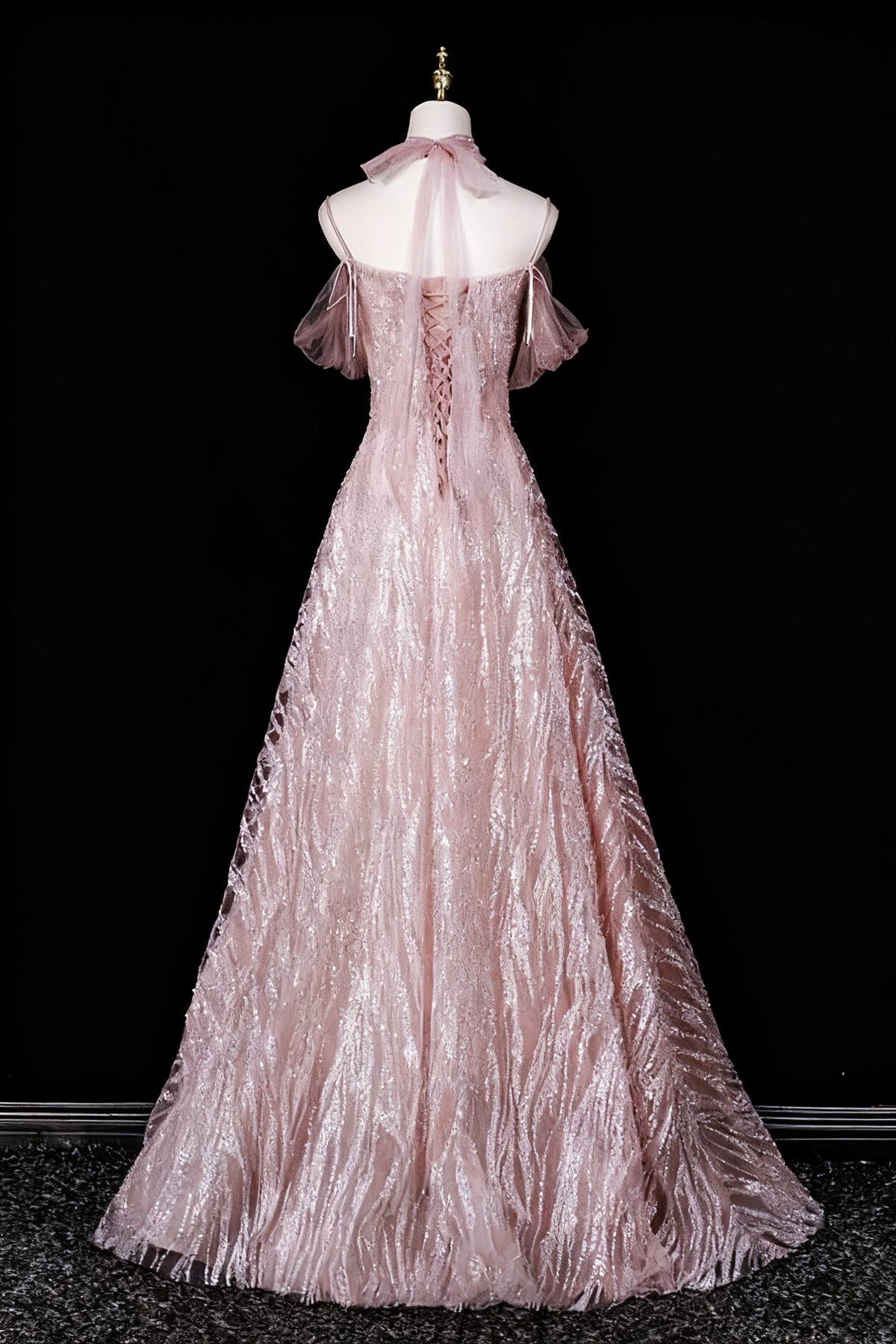Sweet Prom Dress A Line Spaghetti Straps Pleated Prom Dress Evening Gown Birthday Party  Dress   D3309