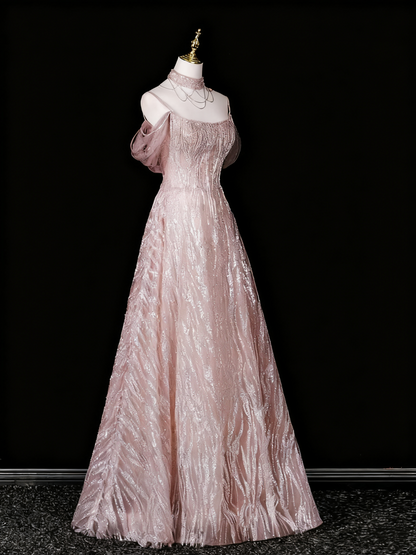 Sweet Prom Dress A Line Spaghetti Straps Pleated Prom Dress Evening Gown Birthday Party  Dress   D3309