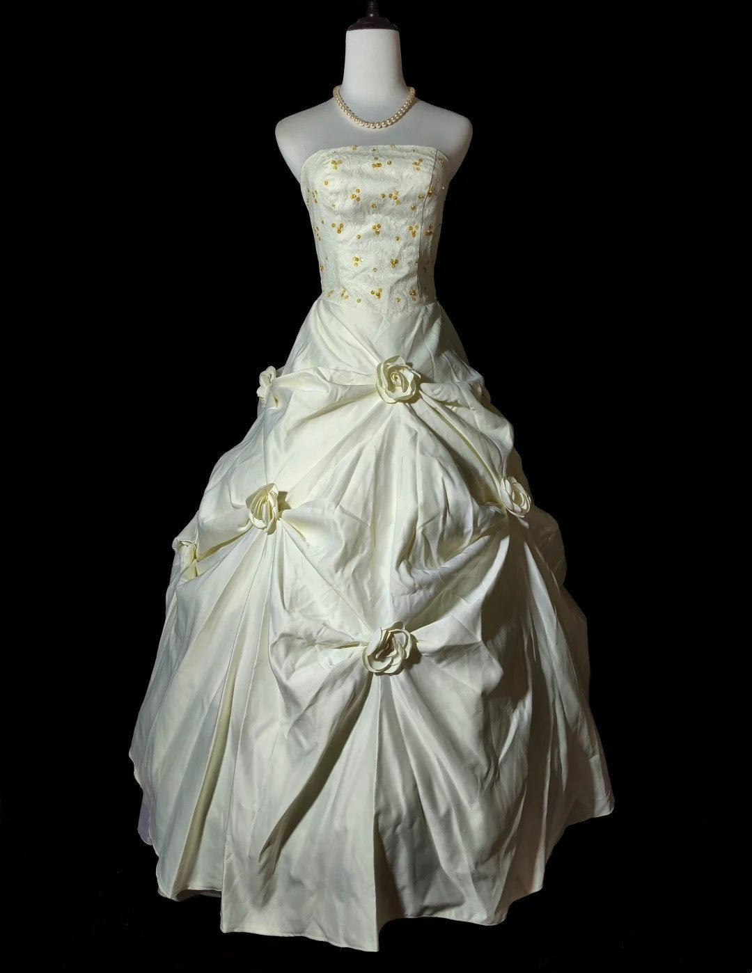 Elegant Wedding Dress Strapless Pleated Wedding Dress  D3437