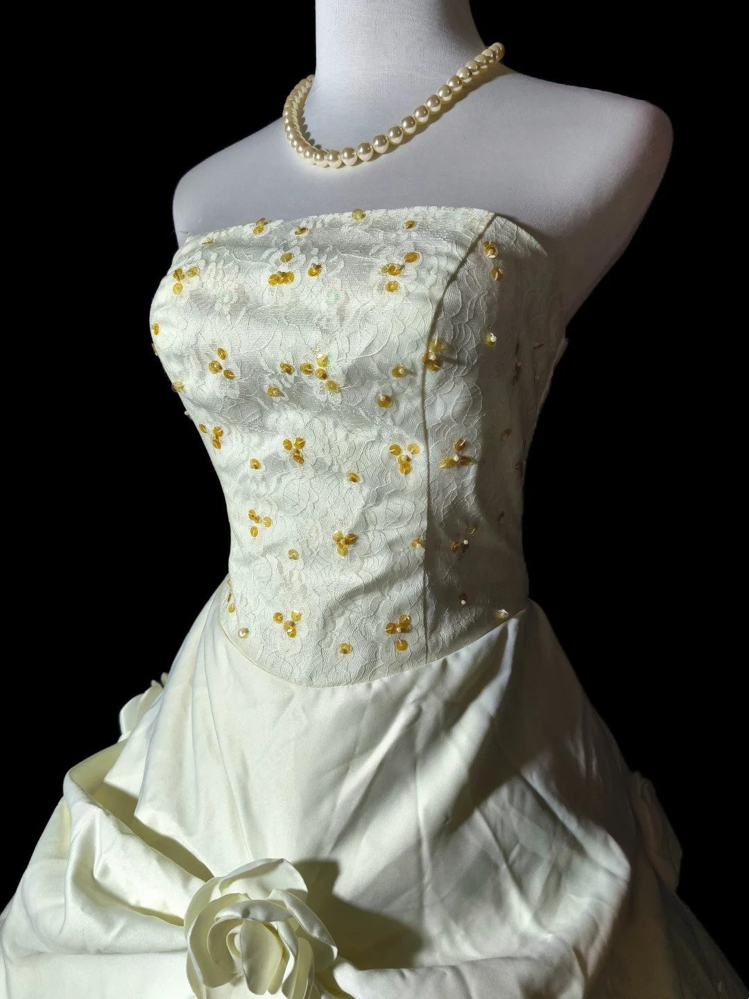 Elegant Wedding Dress Strapless Pleated Wedding Dress  D3437