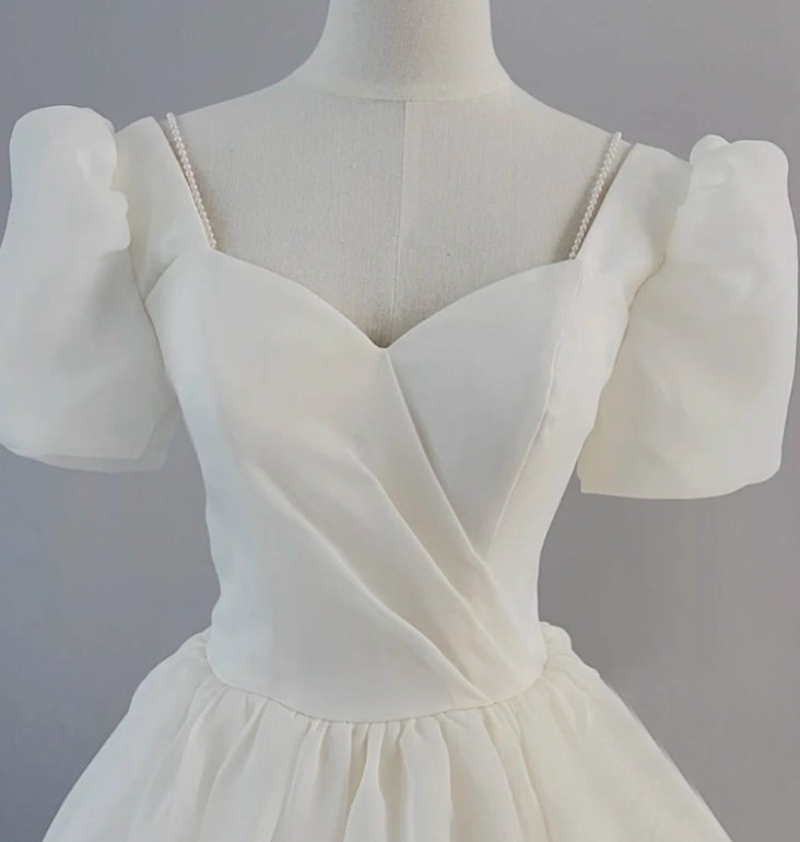 Beauty Wedding Dress Sweetheart Pleated Wedding Dress  D3490
