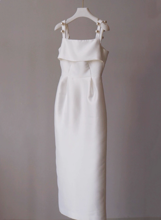 New Arrival Wedding Dress Spaghetti Straps Wedding Dress D3495
