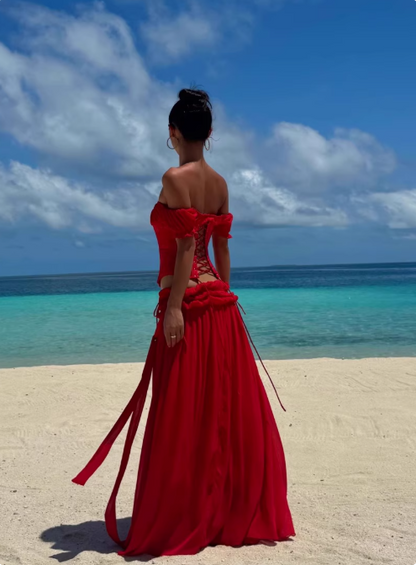 New Arrival Prom Dress Off Shoulder Pleated Birthday Party Dress Cocktail Dress  D3502
