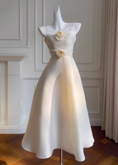 Minimalist Prom Dress A Line Spaghetti Straps Evening Dress Gala Dress      D3565