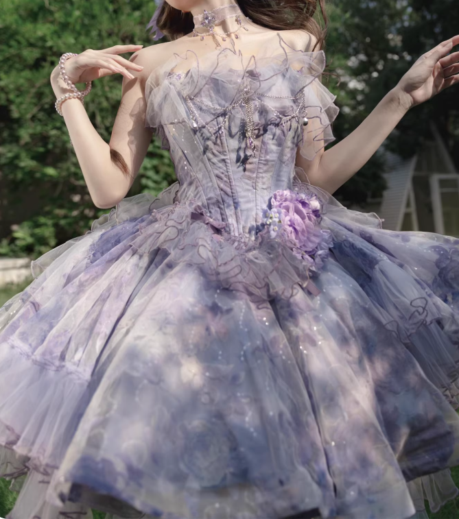 New Arrival Homecoming Dress Strapless Tulle Short Prom Dress Birthday Party Dress   D3608