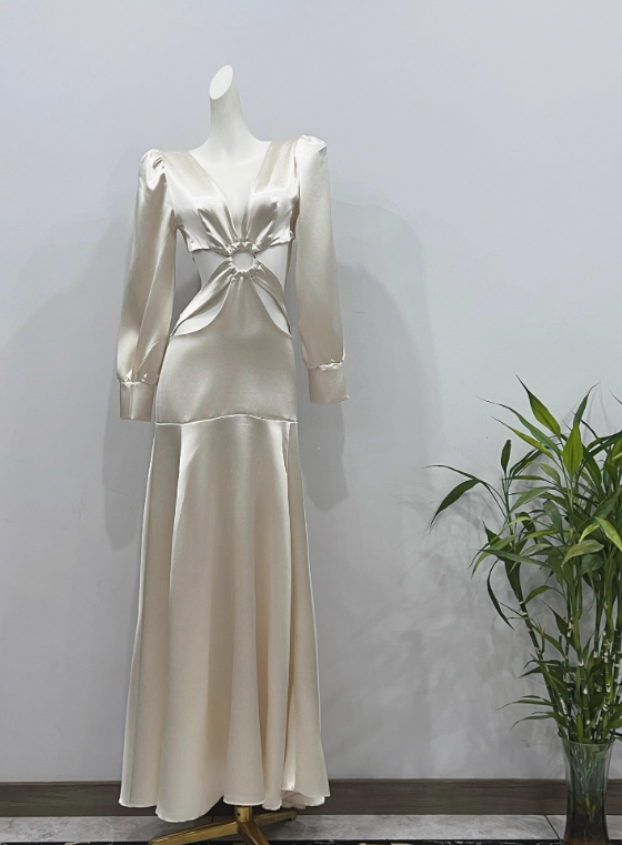 New Arrival Prom Dress V-neck Evening Dress Gala Dress     D3621