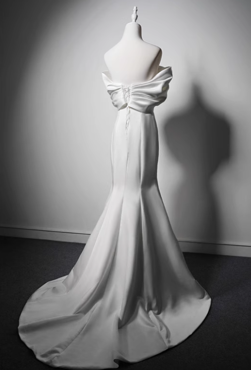 New Arrival Wedding Dress Off Shoulder Mermaid Wedding Dress  D3637
