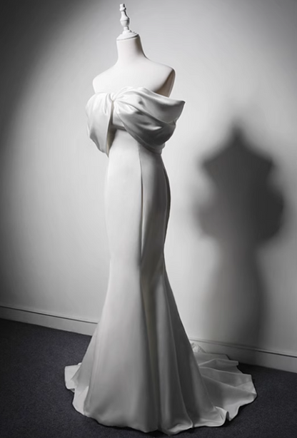 New Arrival Wedding Dress Off Shoulder Mermaid Wedding Dress  D3637
