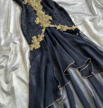 Stunning Prom Dress Spaghetti Straps Mermaid Evening Dress Birthday Party Dress    D3647