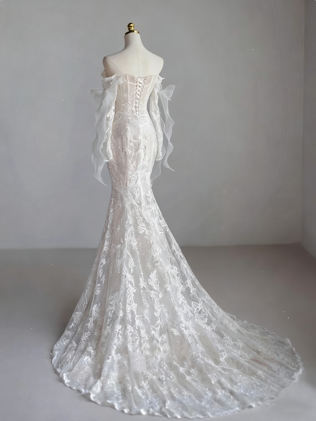 Elegant Wedding Dress Sweetheart Lace Mermaid Wedding Dress  D3661