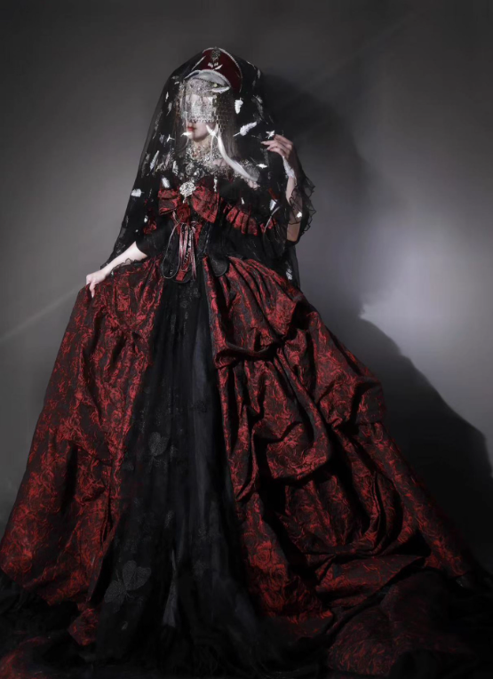 Beauty Prom Dress Black and Wine Red Off Shoulder Pleated Ball Gown Sweet 16 Dress Evening Dress   D3718