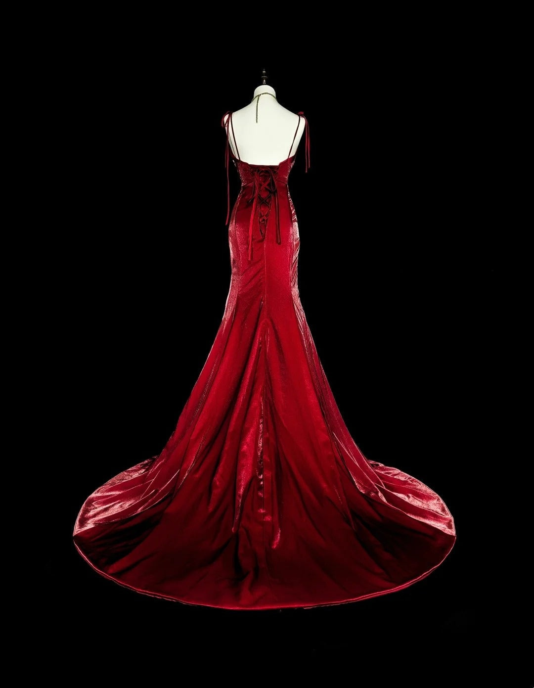 Stunning Prom Dress Spaghetti Straps Mermaid Gala Dress Evening Dress  D3787