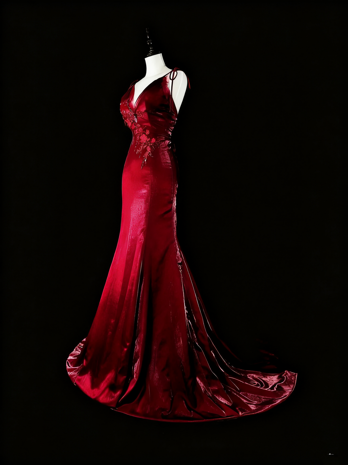 Stunning Prom Dress Spaghetti Straps Mermaid Gala Dress Evening Dress  D3787