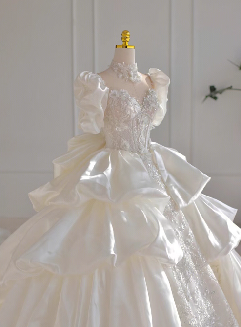 New Arrival Wedding Dress Sweetheart Pleated Wedding Dress   D3791