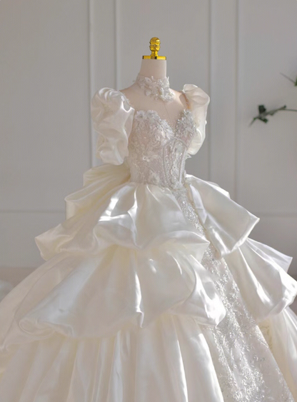 New Arrival Wedding Dress Sweetheart Pleated Wedding Dress   D3791