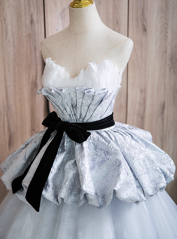 Stunning Prom Dress Sweetheart Pleated Tulle Ball Gown Sweet 16 Dress Evening Dress     D3846