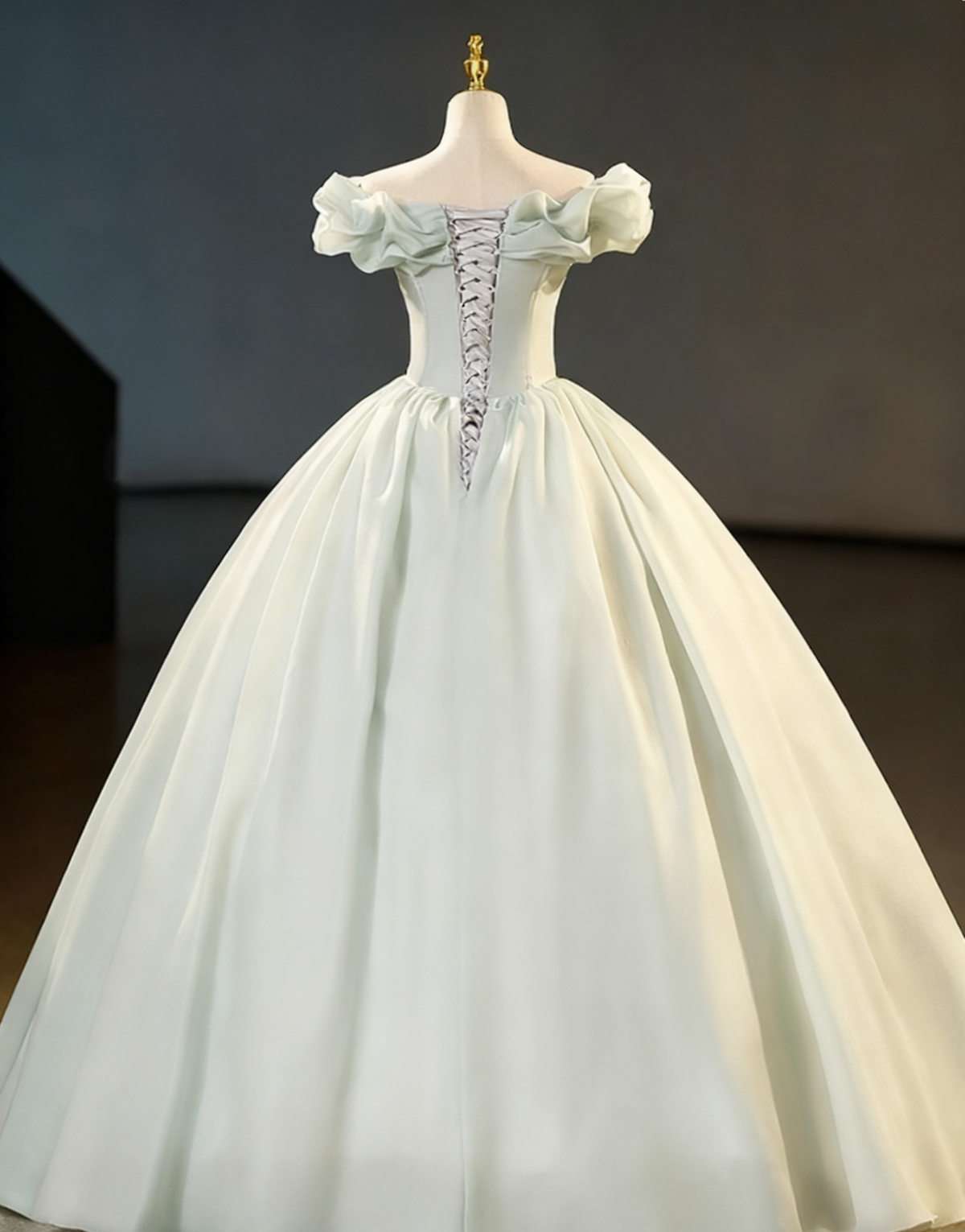 New Design Prom Dress Off Shoulder Pleated Ball Gown Evening Dress Sweet 16 Dress    D3859