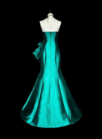 Stunning Prom Dress Sweetheart Ruffle Mermaid Evening Dress Birthday Party Outfits Gala Dress    D3880