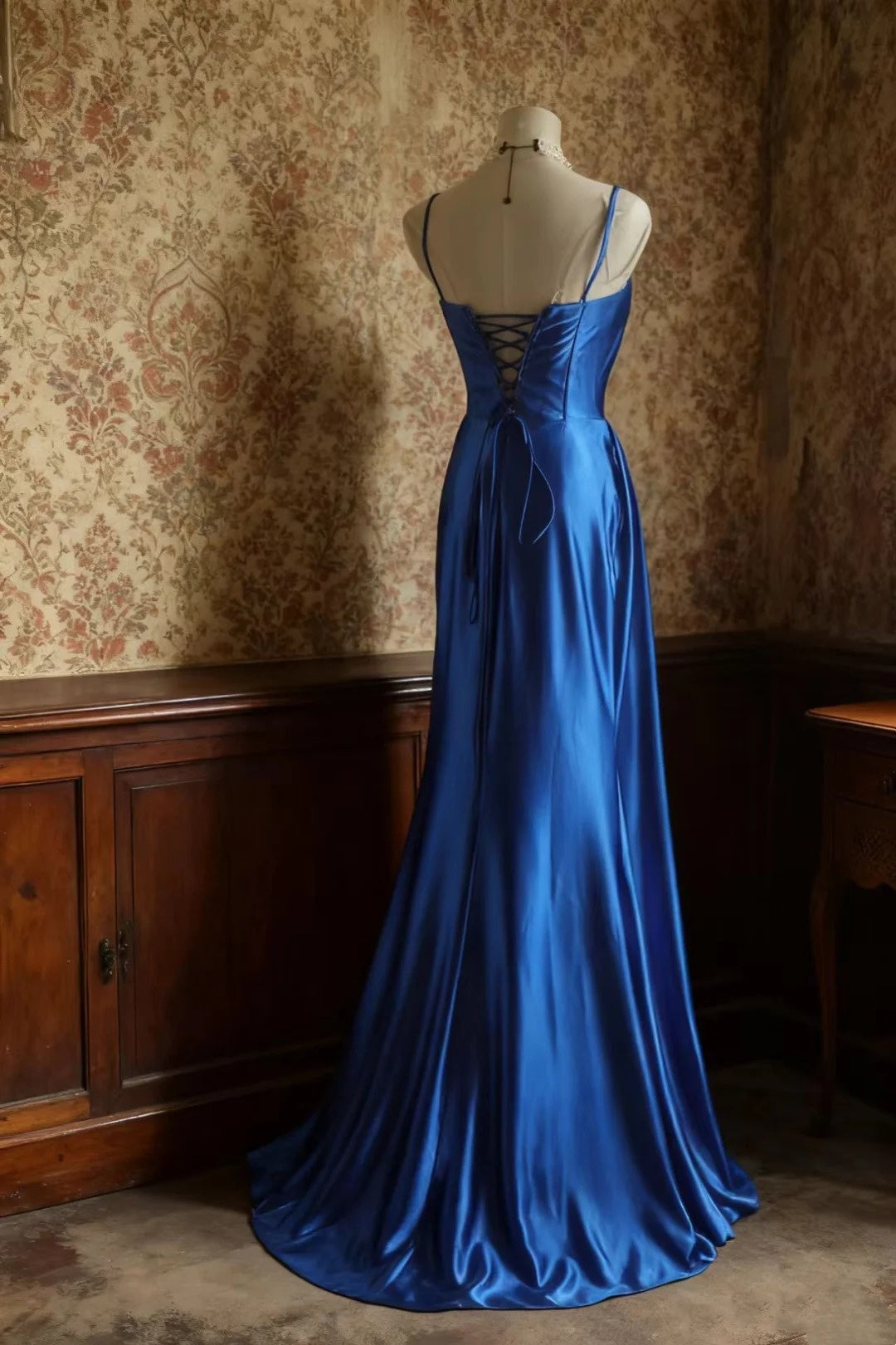 Elegant Prom Dress Spaghetti Straps Pleated Evening Dress Gala Dress Cocktail Dress   D3970