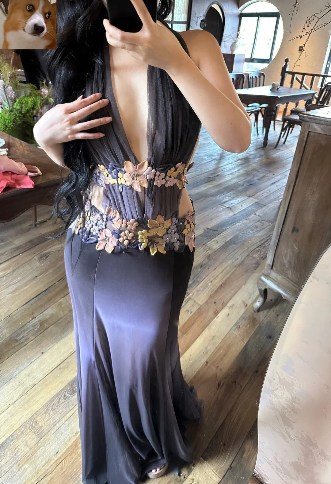 Elegant Prom Dress Halter Pleated Evening Dress Birthday Party Dress Gala Dress  D4008