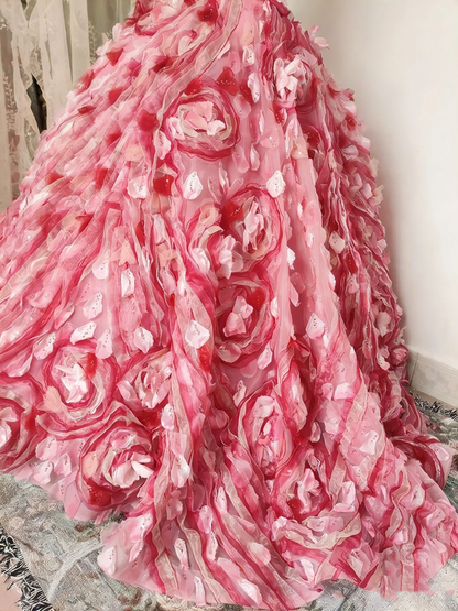 New Design Prom Dress Strapless Ball Gown Birthday Party Outfits Evening Dress Quinceanera Dress    D4090