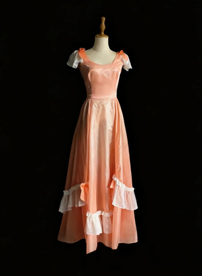 Elegant Prom Dress A Line Crew Neck Gala Gown Formal Dress Evening Dress D4178