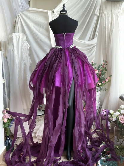 Stunning Homecoming Dress Strapless Pleated Short Prom Dress Birthday Party Dress Cocktail Dress    D4203