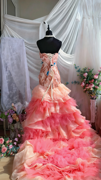 Stunning Prom Dress Sweetheart Tulle Mermaid Gala Dress Evening Dress Formal Dress  D4206