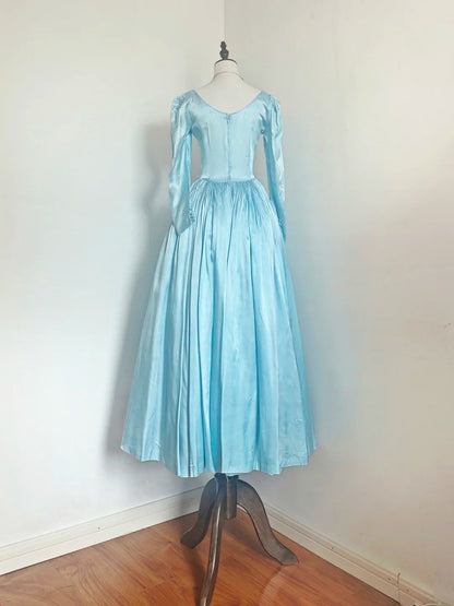 Minimalist Prom Dress Satin Crew Neck Pleated Gala Dress Evening Dress Formal Dress  D4211