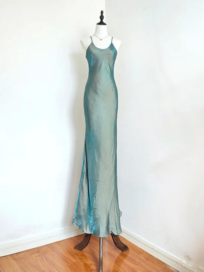 Elegant Prom Dress Spaghetti Straps Backless Gala Dress Evening Dress Formal Dress  D4212