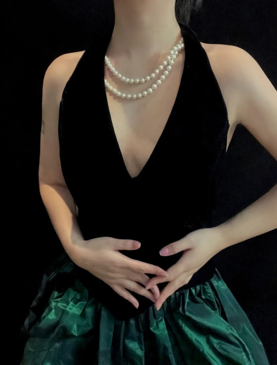 Elegant Prom Dress Halter Pleated Gala Dress Evening Dress Formal Dress  D4221