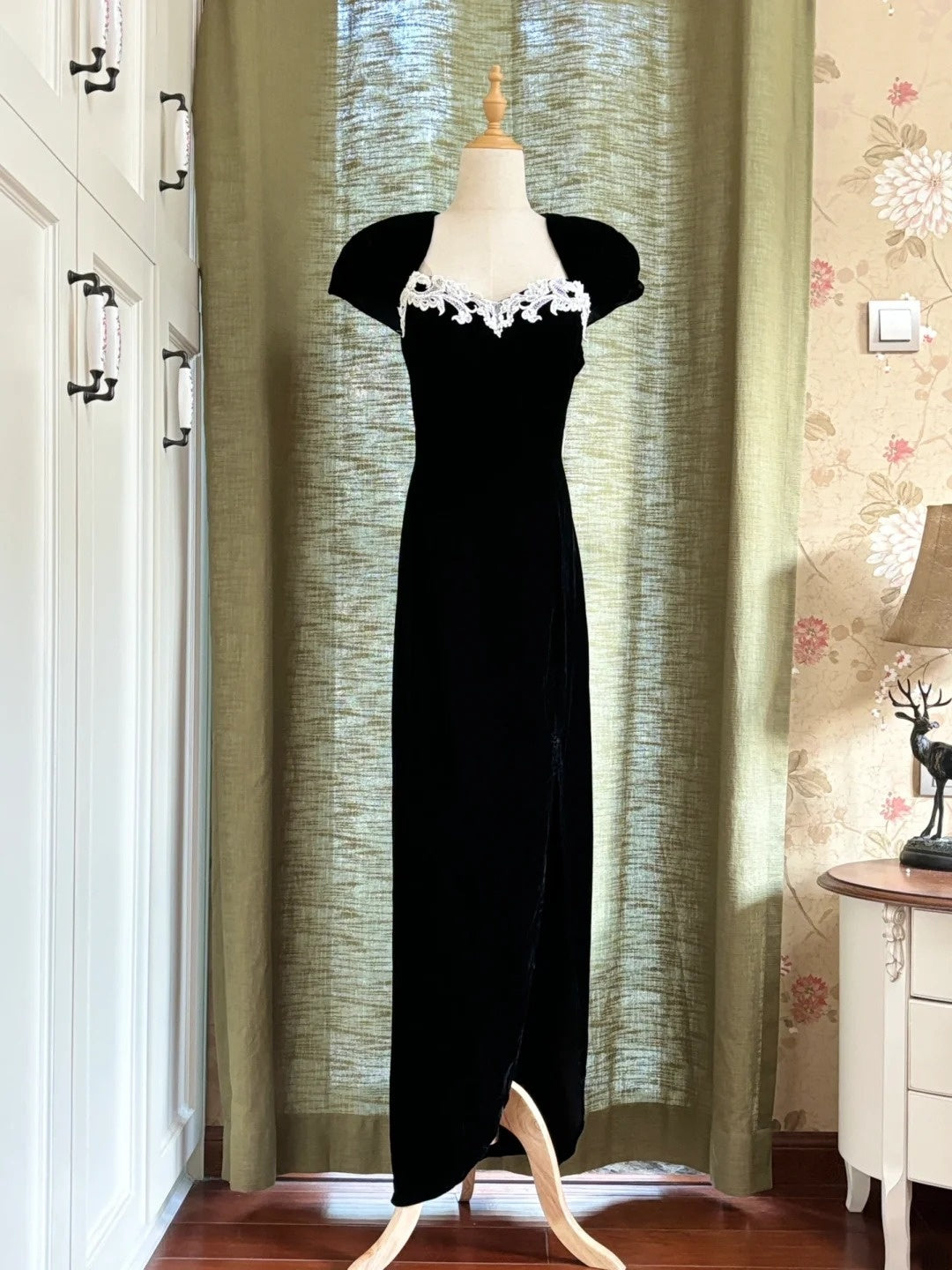 Elegant Prom Dress Black Sweetheart Evening Dress Gala Dress Formal Dress  D4226