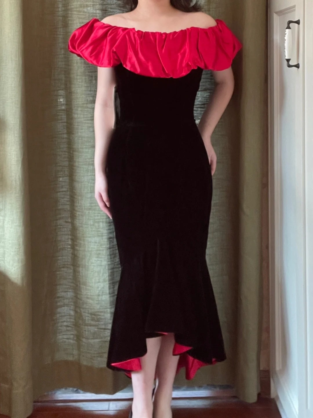 Minimalist Prom Dress Off Shoulder Mermaid Evening Dress Gala Dress Formal Dress  D4227