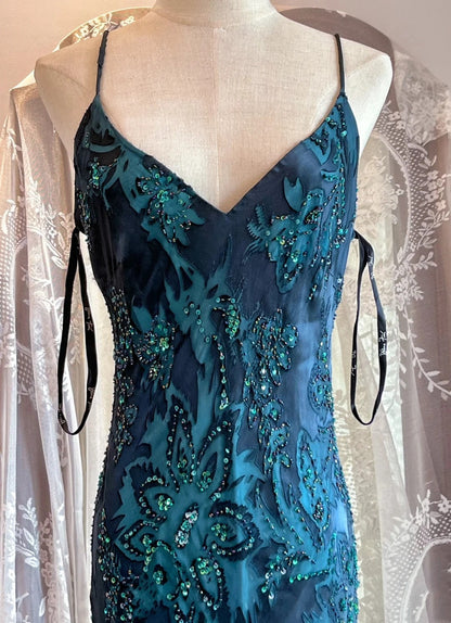 New Design Prom Dress Spaghetti Straps Mermaid Evening Dress Gala Dress Birthday Party Dress  D4233