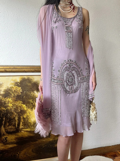 New Arrival Prom Dress Chiffon Crew Neck Beading Formal Dress Evening Dress Party Dress  D4279