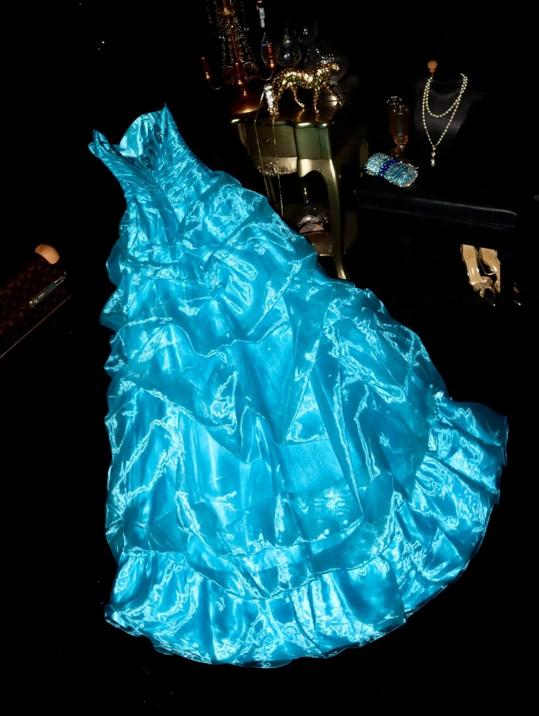 Beauty Prom Dress Sweetheart Pleated Ball Gown Evening Dress Quinceanera Dress      D4304