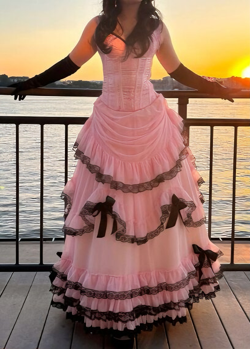 Stunning Prom Dress Light Pink V-neck Pleated Gala Dress Evening Dress Formal Dress   D4383