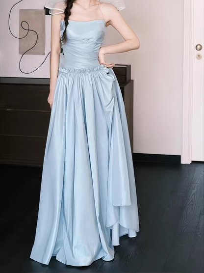 Stunning Prom Dress Strapless Pleated Gala Dress Formal Dress Evening Dress   D4388