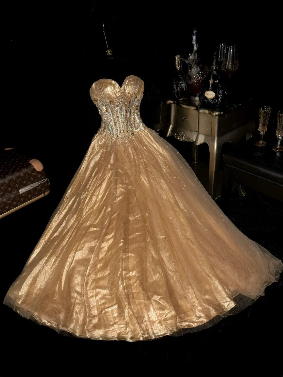 New Design Prom Dress Sweetheart Pleated Tulle Formal Dress Gala Dress Evening Dress   D4392