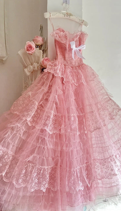 Sweet Prom Dress Strapless Tulle Gala Dress Evening Dress Formal Dress   D4422