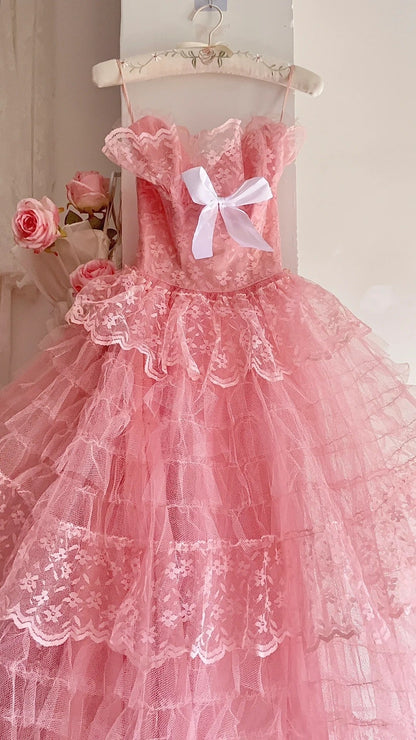 Sweet Prom Dress Strapless Tulle Gala Dress Evening Dress Formal Dress   D4422