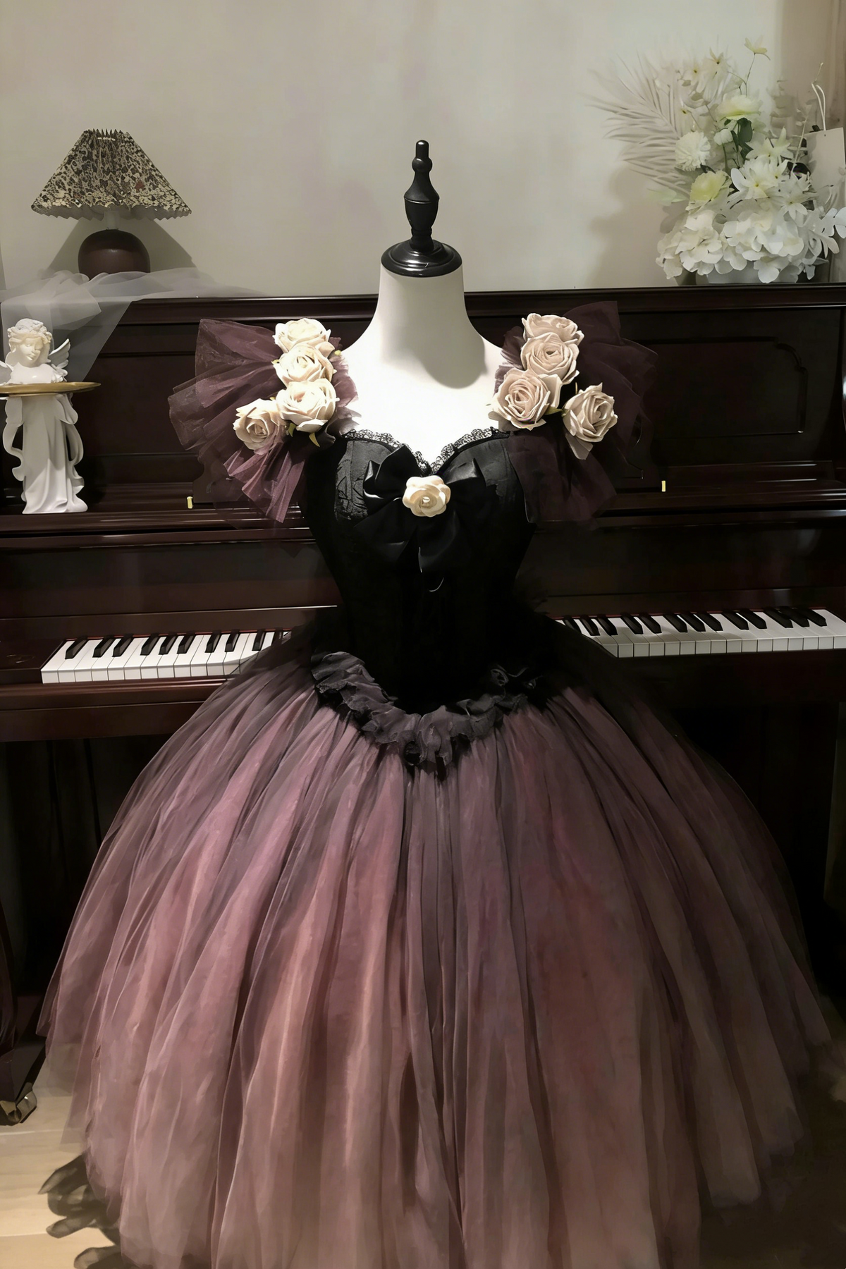Stunning Prom Dress Off Shoulder Pleated Tulle Birthday Party Dress Evening Dress Formal Dress   D4458