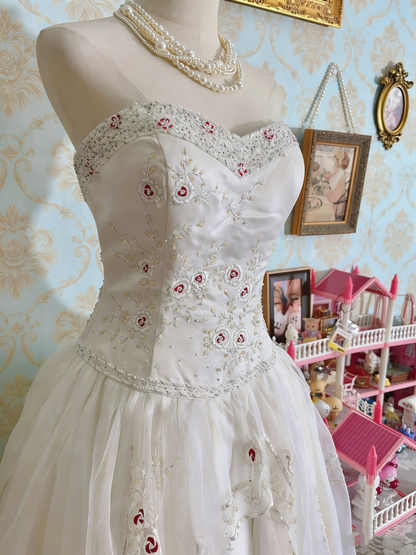 Beauty Prom Dress Sweetheart Pleated Evening Dress Quinceanera Dress Ball Gown      D4473