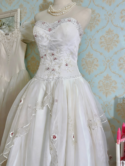 Beauty Prom Dress Sweetheart Pleated Evening Dress Quinceanera Dress Ball Gown      D4473